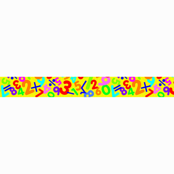 Trend Enterprises Math Fun Terrific Trimmers® Classroom Border